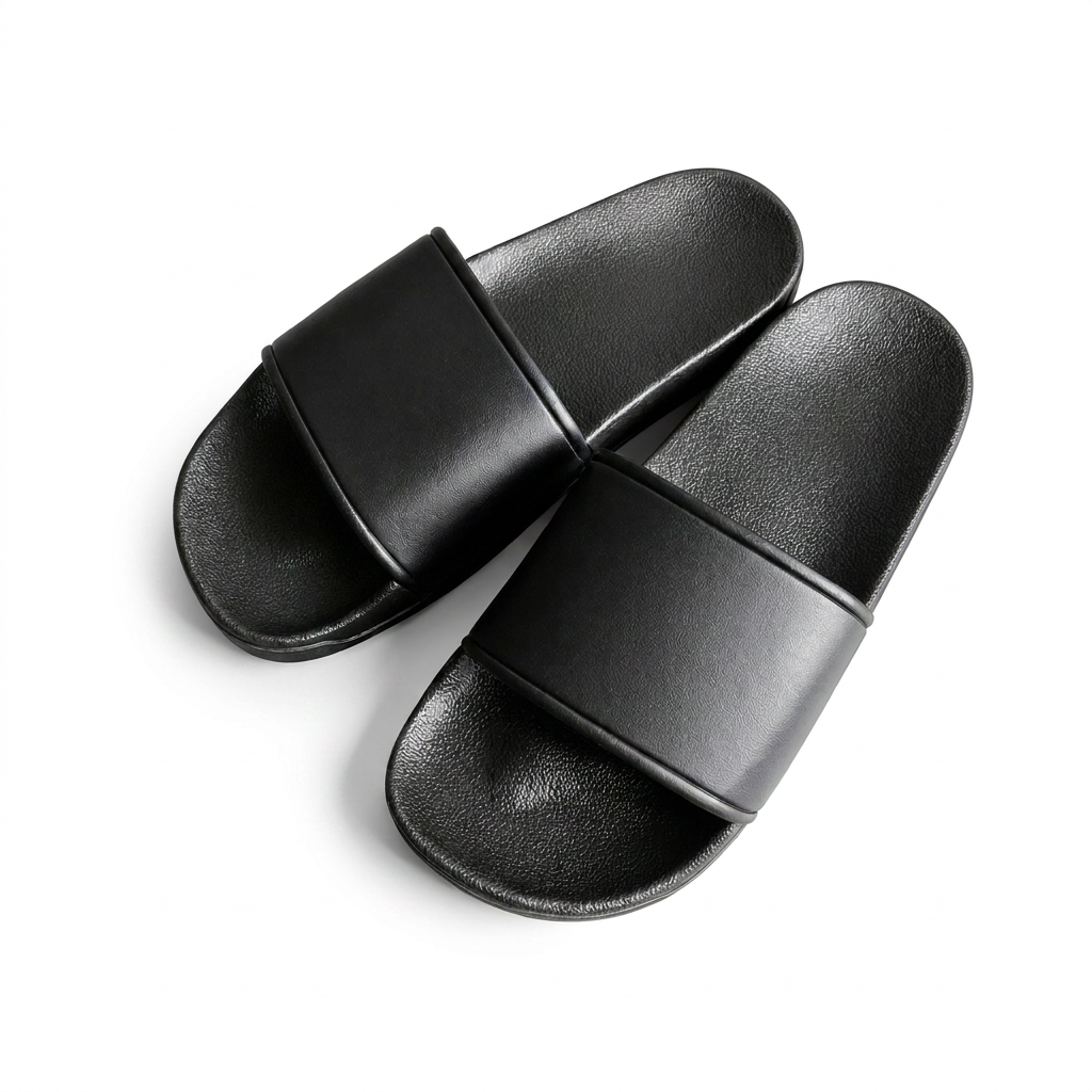 RodHod Unisex Hausschuhe Schwarz
