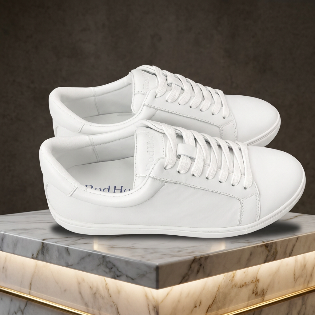 RodHod Echtleder Sneaker Weiß